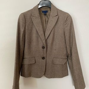 J. Crew Herringbone Blazer